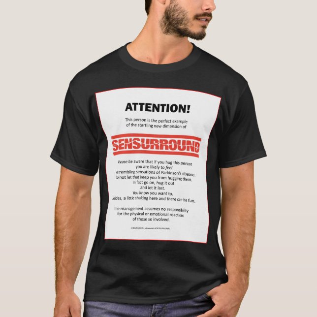 Parkie in SENSURROUND T-Shirt (Front)