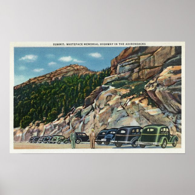 Parking Area View of the Summit Poster (Front)