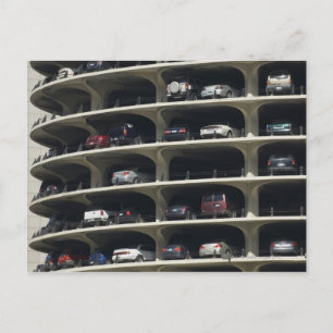 Parking garage Marina City Chicago Illinois USA Postcard