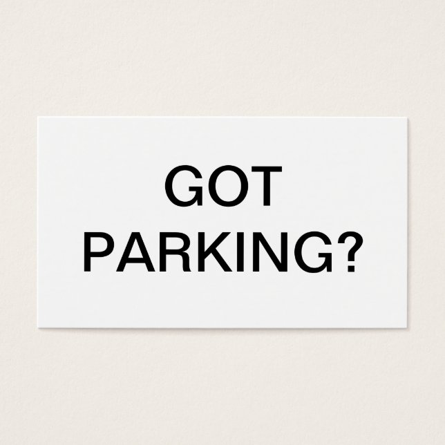 Parking issue (Front)