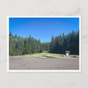 Parking Lot View Postcard