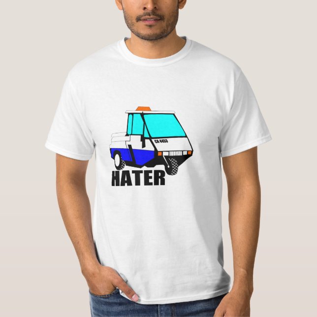 Parking Metre Maid Vehicle T-Shirt (Front)