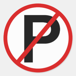 Parking Not Allowed Stickers