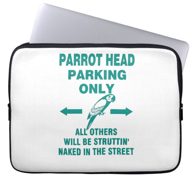 Parking only  laptop sleeve (Front)