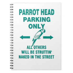 Parking only notebook