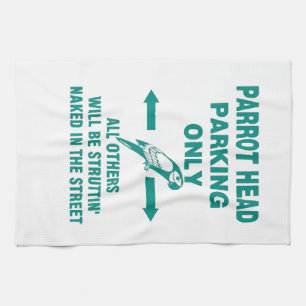 Parking only  tea towel