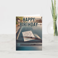 Parking Reminder Birthday Card