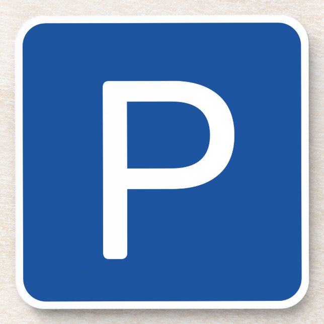 Parking Sign Coaster (Front)