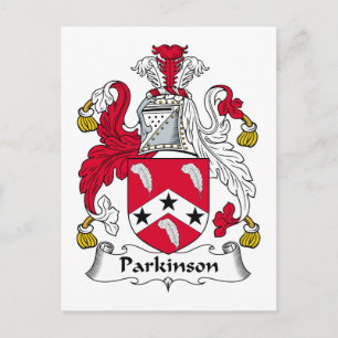 Parkinson Family Crest Postcard
