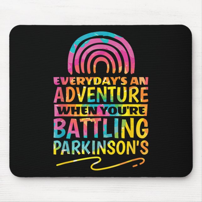 Parkinson Quote Design For Parkinsons Awareness  Mouse Mat (Front)