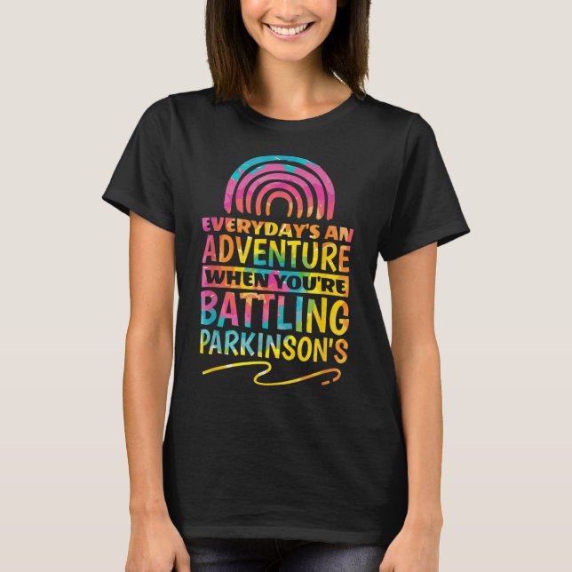 Parkinson Quote Design For Parkinsons Awareness  T-Shirt (Front)