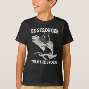 Parkinson's Awareness Eagle Be Stronger Than Storm T-Shirt
