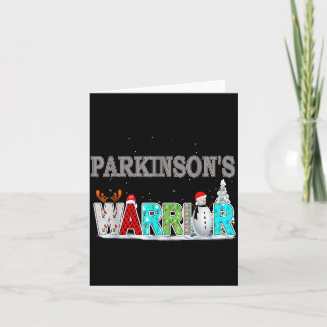 Parkinson's Awareness For Christmas  Card (Front)