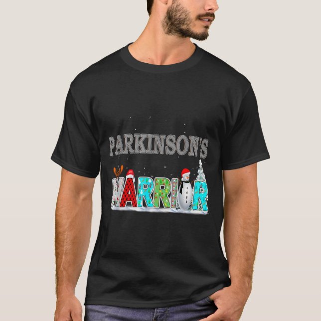 Parkinson's Awareness For Christmas  T-Shirt (Front)