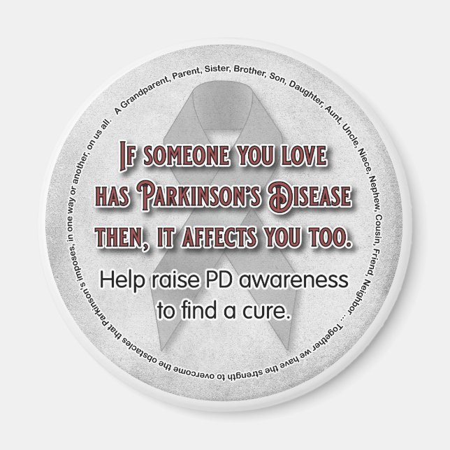Parkinson's Awareness If Someone You Love Magnet (Front)