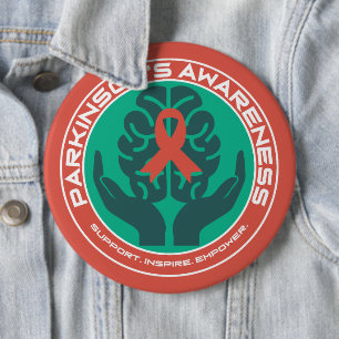 Parkinson's Awareness Supportive 6 Cm Round Badge