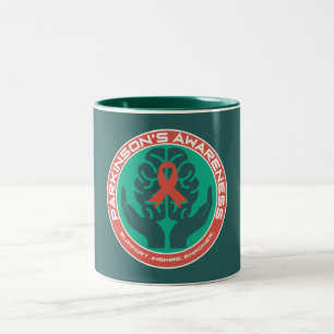 Parkinson's Awareness Supportive Two-Tone Coffee Mug
