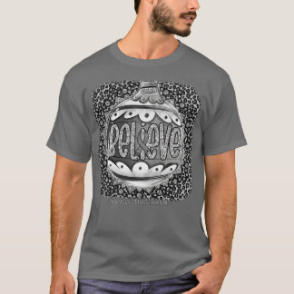 Parkinsons Disease Awareness Believe Ornament Leop T-Shirt