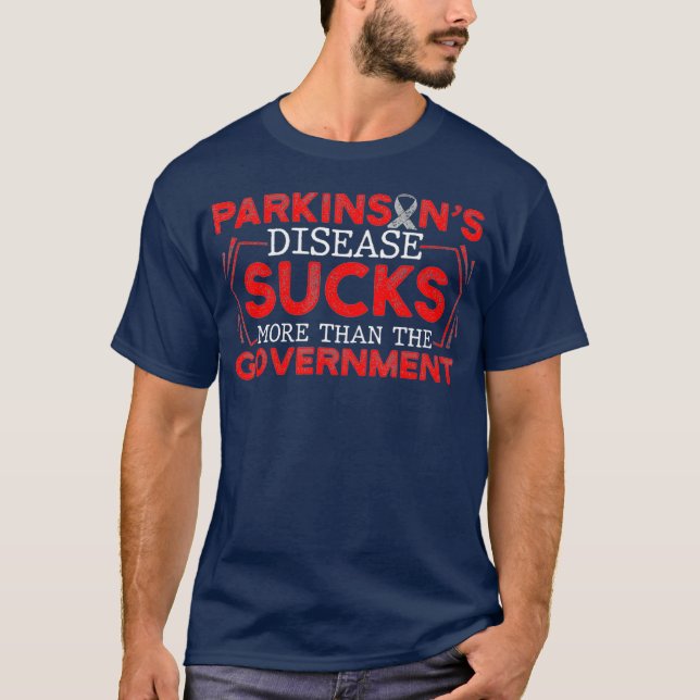 Parkinsons Disease Awareness Sucks Warrior T-Shirt (Front)