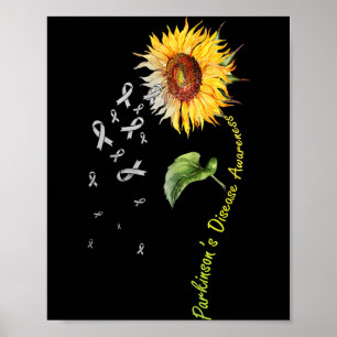 Parkinsons Disease Awareness Sunflower Poster
