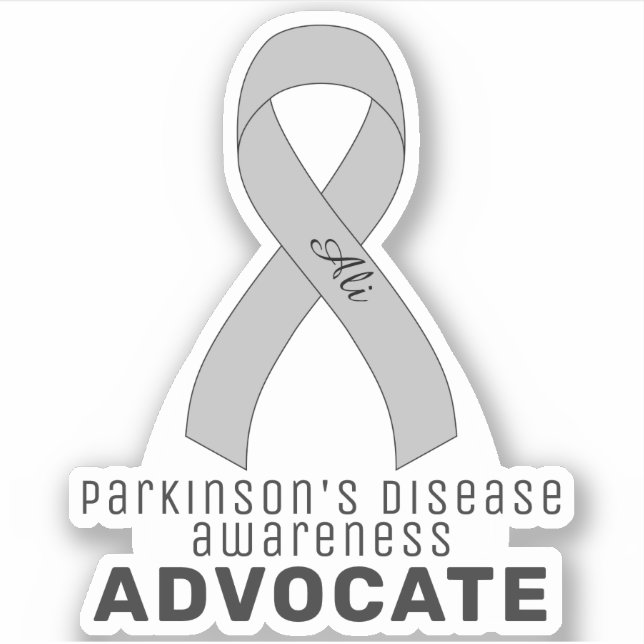 Parkinson's Disease Awareness Vinyl Sticker (Front)