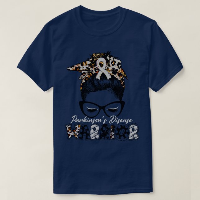 Parkinsons Disease Awareness Warrior Women Glasse  T-Shirt (Design Front)