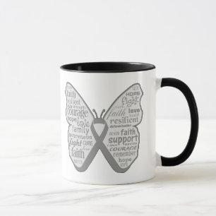 Parkinsons Disease Butterfly Ribbon Mug