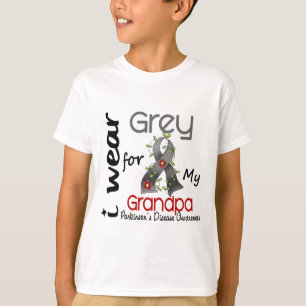 Parkinsons Disease I Wear Grey For My Grandpa 43 T-Shirt