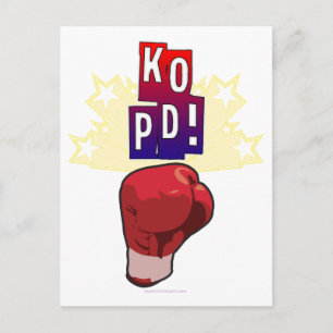 Parkinsons Disease Knockout Postcard