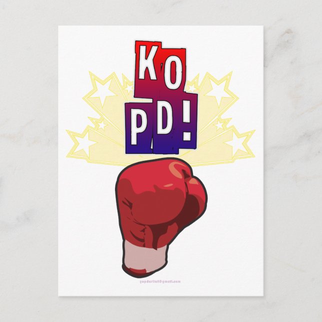Parkinsons Disease Knockout Postcard (Front)