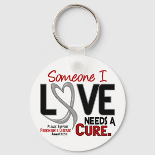 Parkinsons Disease NEEDS A CURE 2 Key Ring