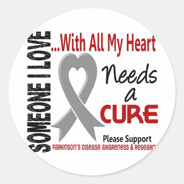 Parkinsons Disease Needs A Cure 3 Classic Round Sticker (Front)