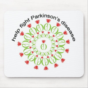 parkinson's disease, parkinsons disease, tulip, pd mouse mat