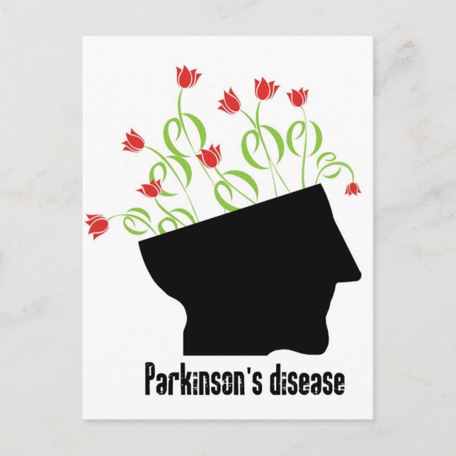 parkinson's disease, parkinsons disease, tulip postcard (Front)