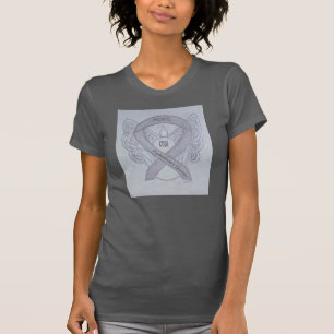 Parkinson's Disease Silver Awareness Ribbon Shirt