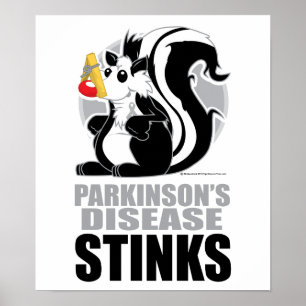 Parkinson's Disease Stinks Poster