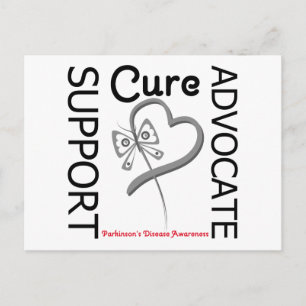 Parkinsons Disease Support Advocate Cure Postcard