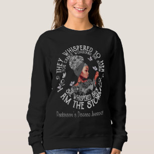 Parkinson's Disease Warrior She Whispered Back I'm Sweatshirt
