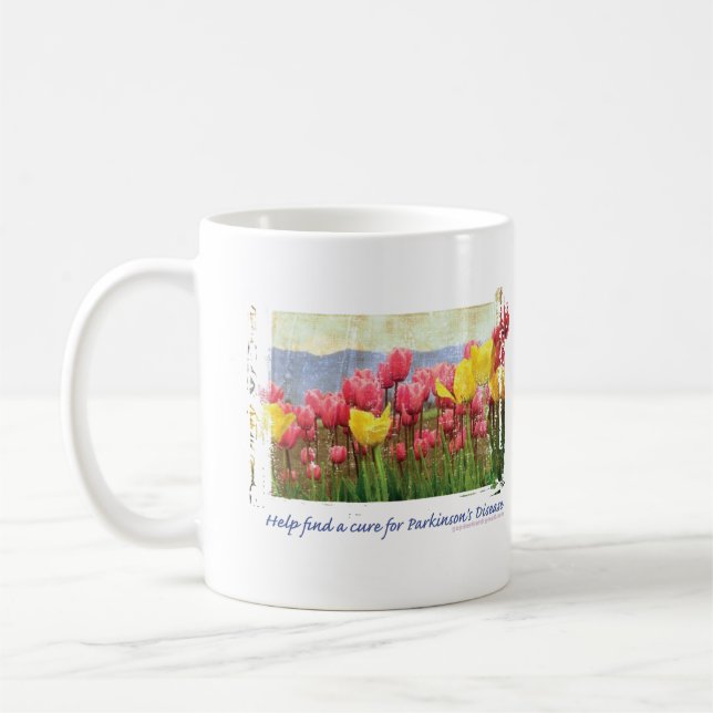 Parkinson's Field of Tulips Coffee Mug (Left)