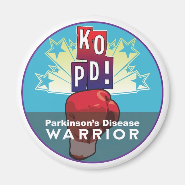 Parkinson's KO Warrior Magnet (Front)