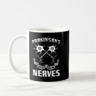Parkinsons Nerves Degenerative Disorder Grey Ribbo Coffee Mug