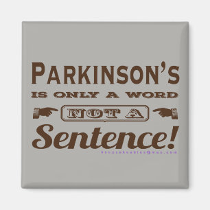 Parkinsons Not a Sentence brown Magnet