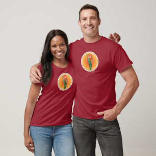 Parkinsons Tulip Round Strength Quote T-Shirt