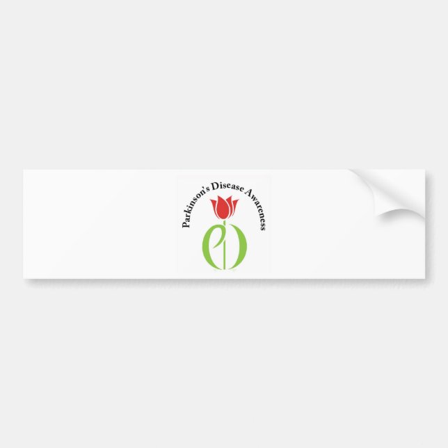 parkinson's walk, unity walk, awareness bumper sticker (Front)