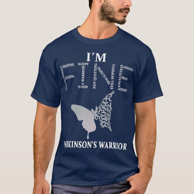 Parkinsons Warrior Im Fine T-Shirt (Front)