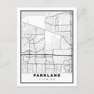 Parkland Map Postcard
