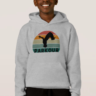 Parkour at dusk