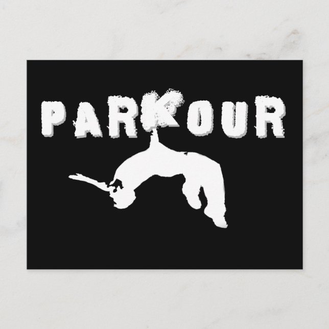 Parkour Athlete Postcard (Front)