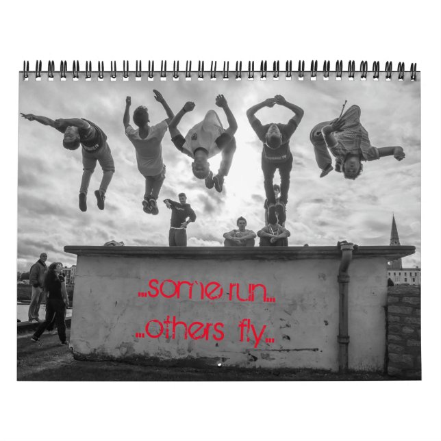 Parkour Calendar B&W (Cover)