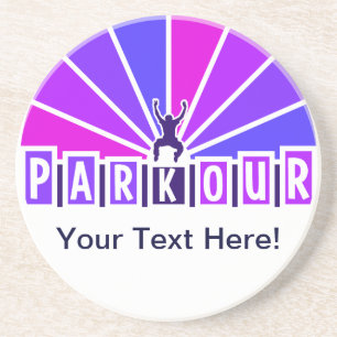 PARKOUR coaster, customise Coaster